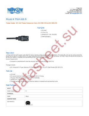 P004-006-R datasheet  